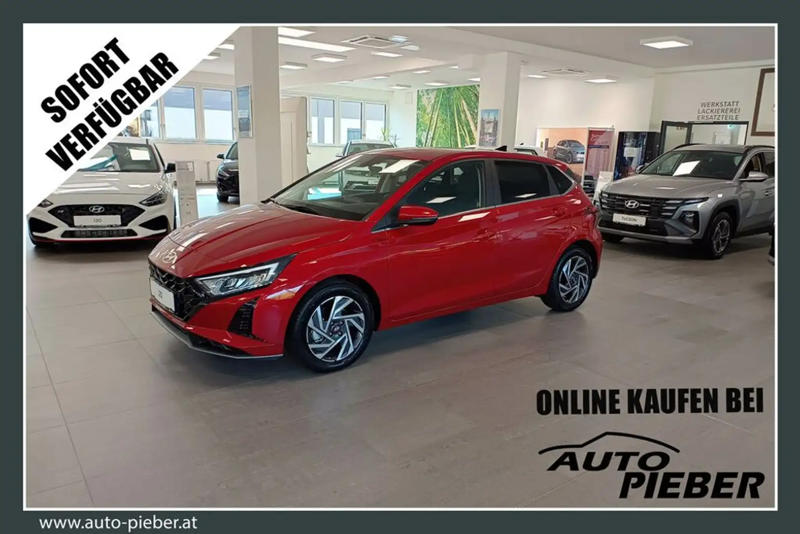 Hyundai i20 1,0 T-GDI GO! PLUS *LED*Navi*Tempomat* Rot - 1