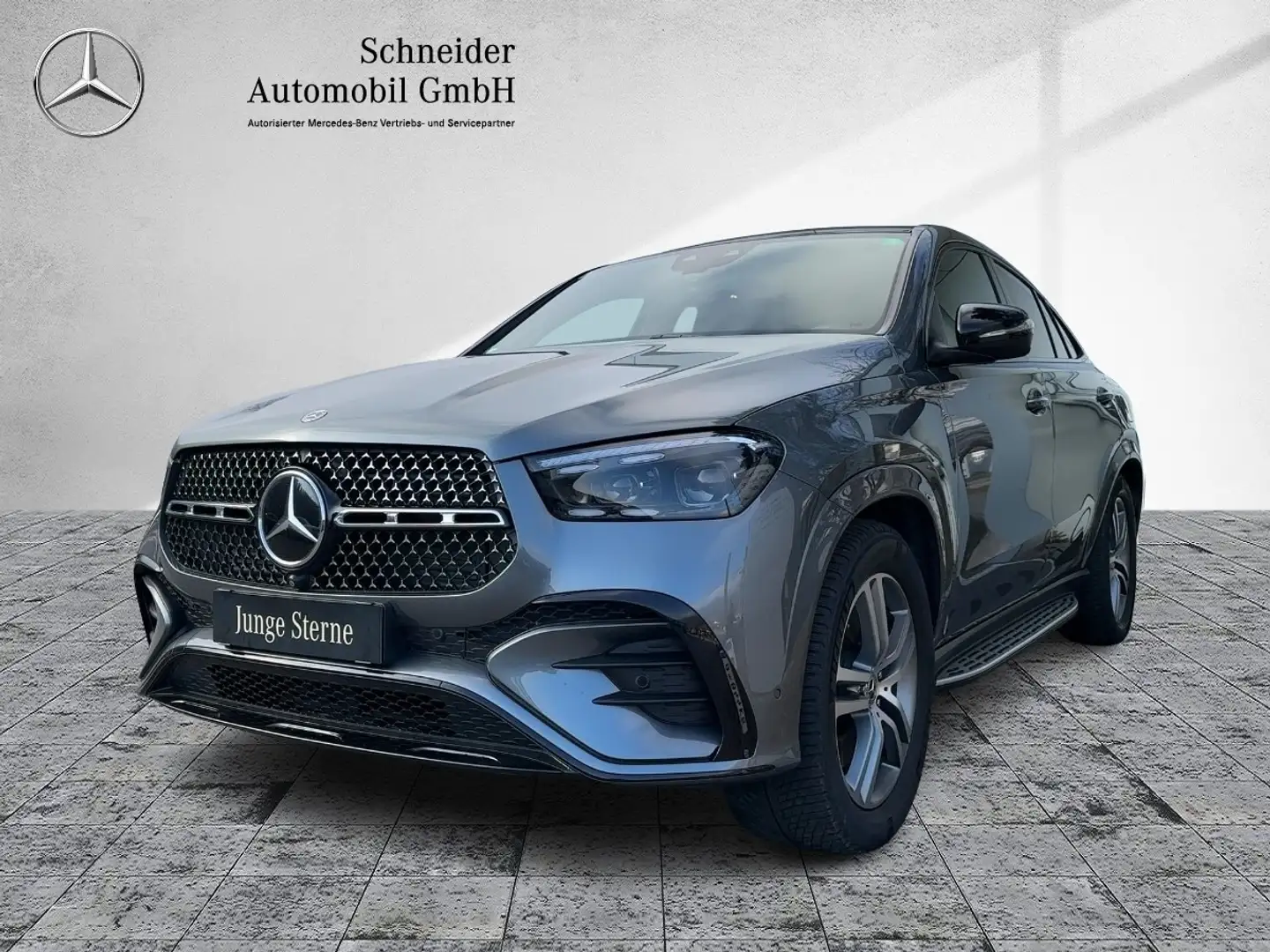 Mercedes-Benz GLE 350 de 4MATIC Coupé Pano HUD W-Paket ACC Grau - 2