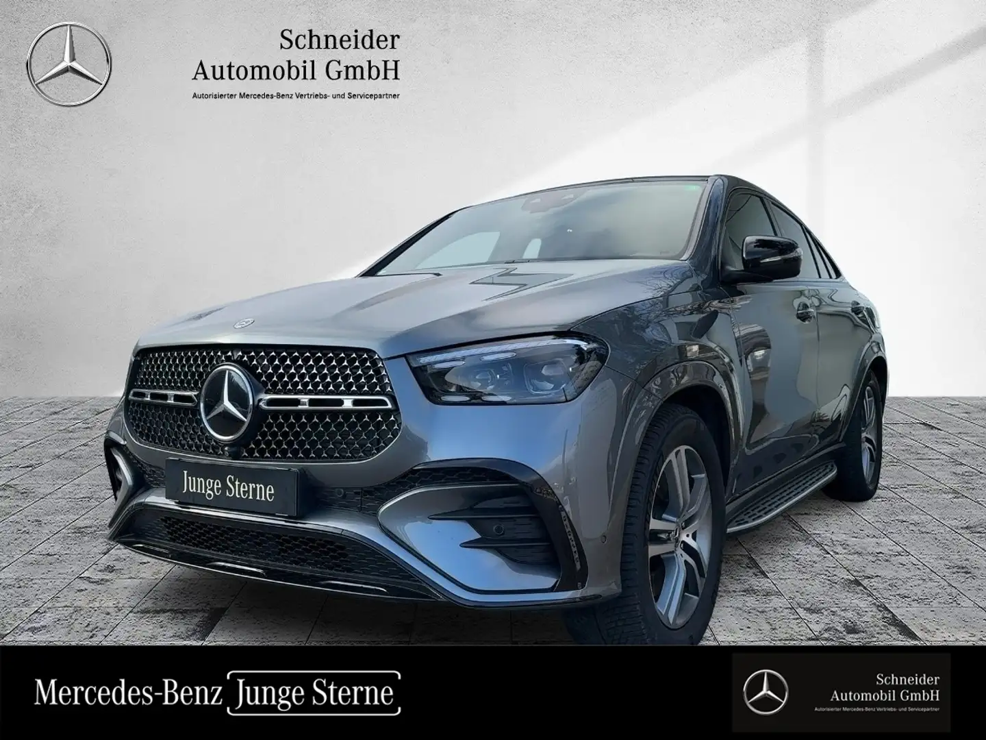 Mercedes-Benz GLE 350 de 4MATIC Coupé Pano HUD W-Paket ACC Gris - 1