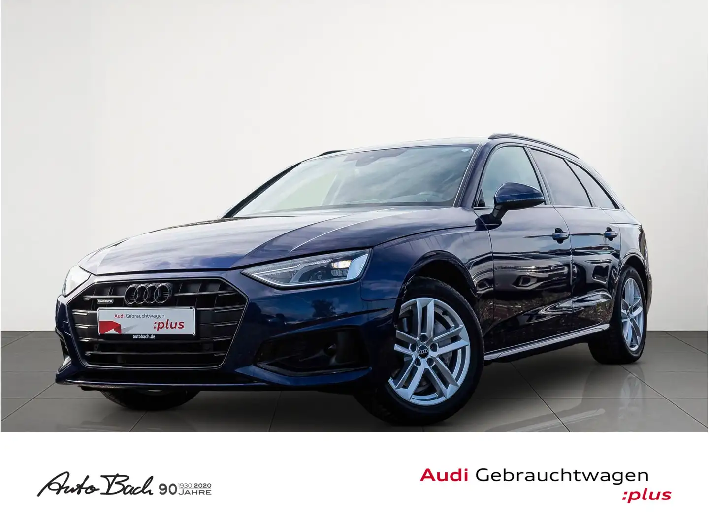 Audi A4 Advanced 40TDI qu Stronic Navi LED ACC Bleu - 1