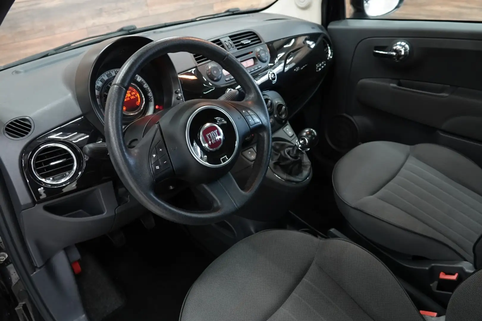 Fiat 500 1.2 | AIRCO | SKYWINDOW | Noir - 2