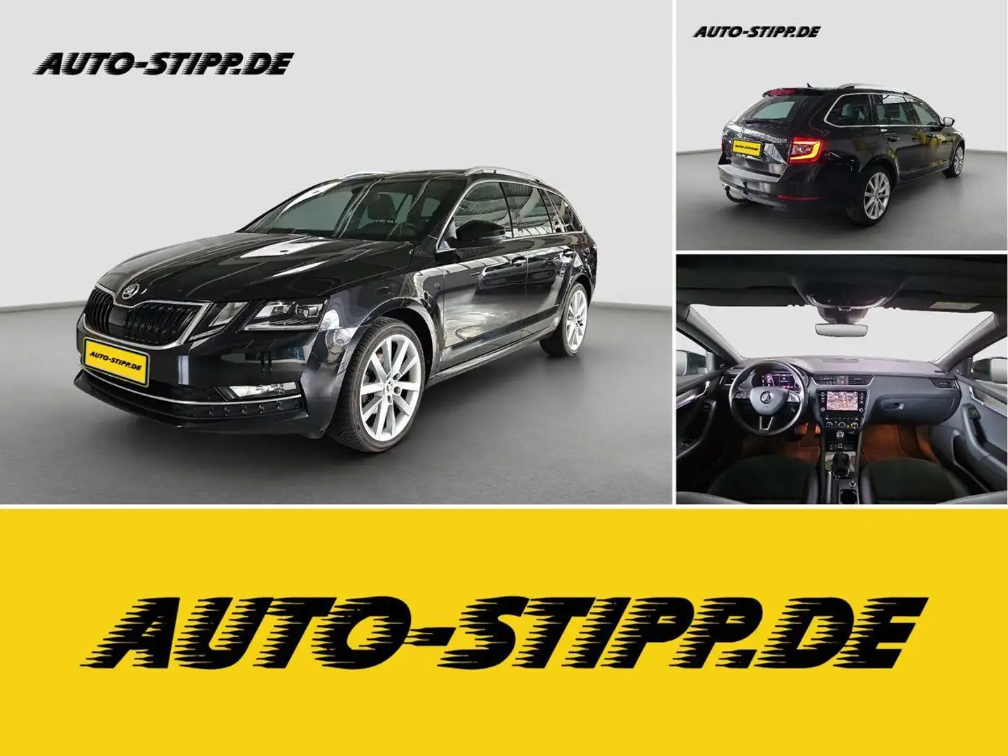 Skoda Octavia Combi 2.0 TDI Style ACC PANO AHK LED DAB Schwarz - 1