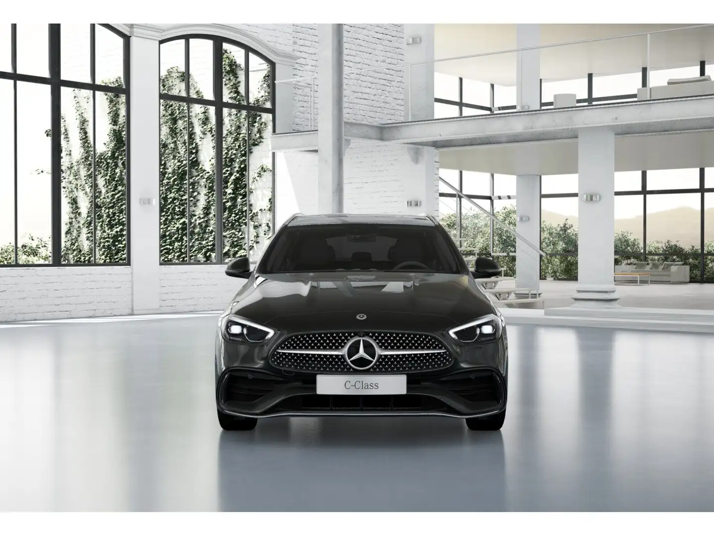 Mercedes-Benz C 300 de T-Modell *AMG*AHK*MEMO*PANO*360°KAMERA* Gris - 2