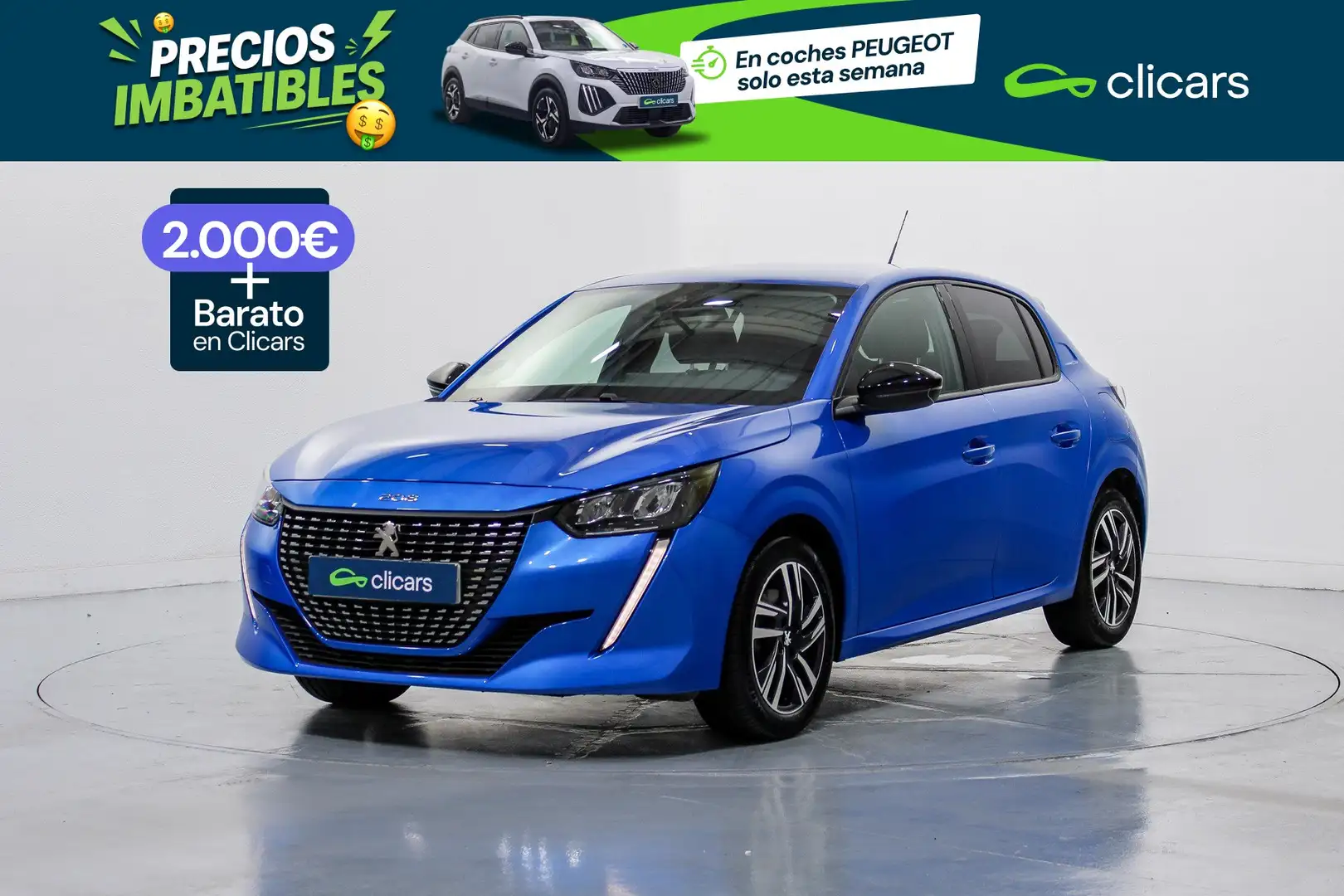 Peugeot 208 1.2 Puretech S&S Allure Pack 100 Azul - 1