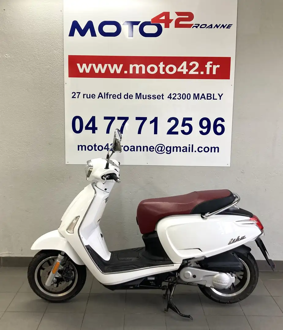 Kymco Like 50 Blanc - 1