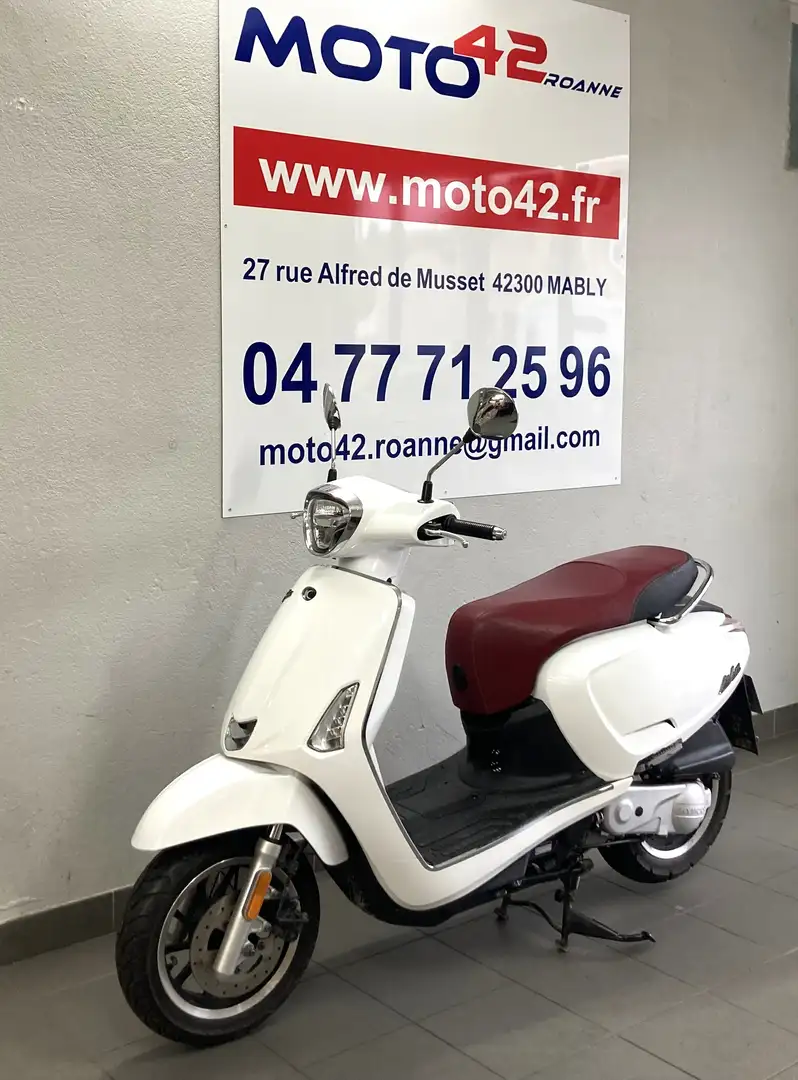 Kymco Like 50 Blanc - 2