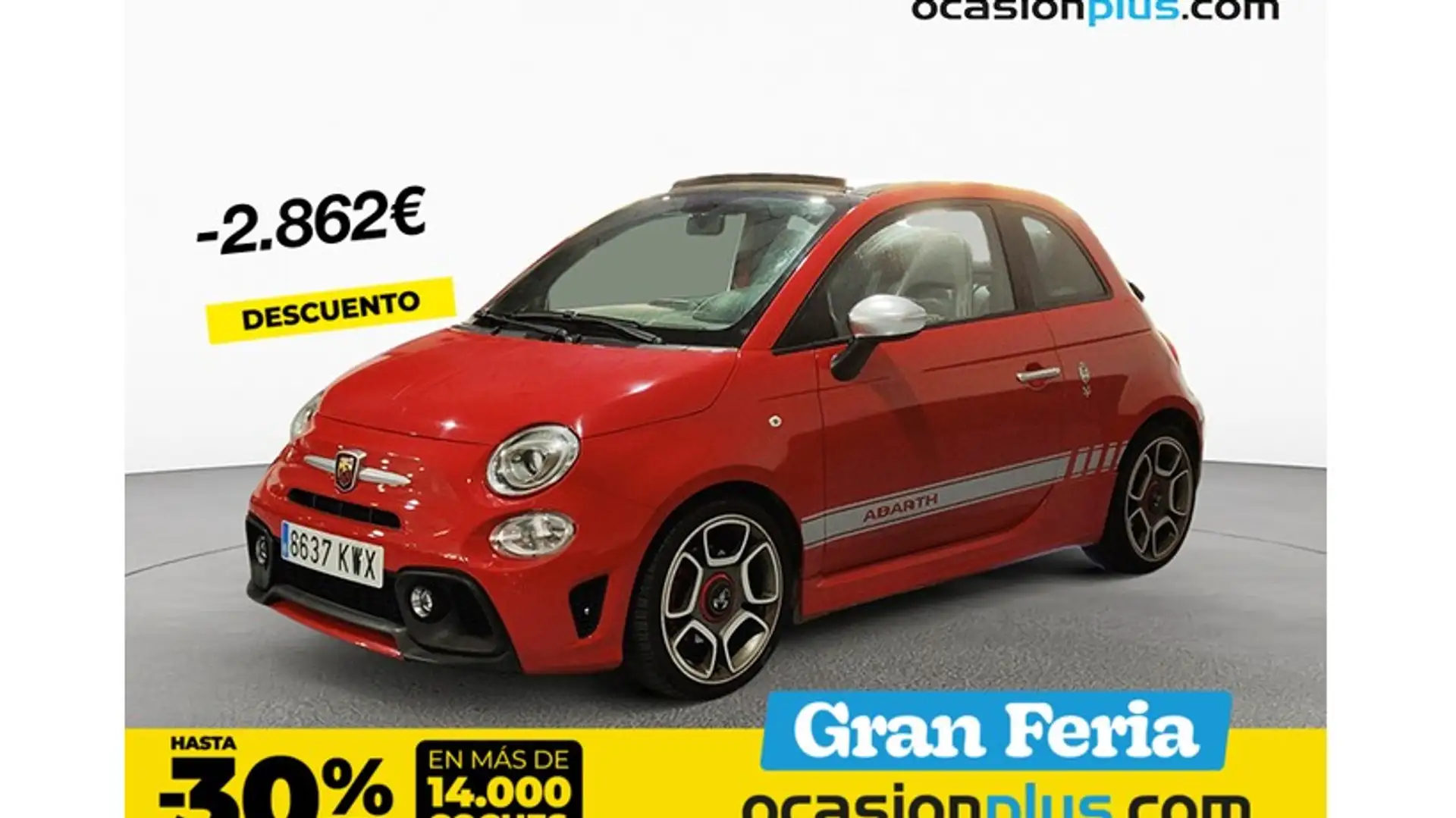 Abarth 595 1.4T JET TURISMO SECUENCIAL 160 Rojo - 1