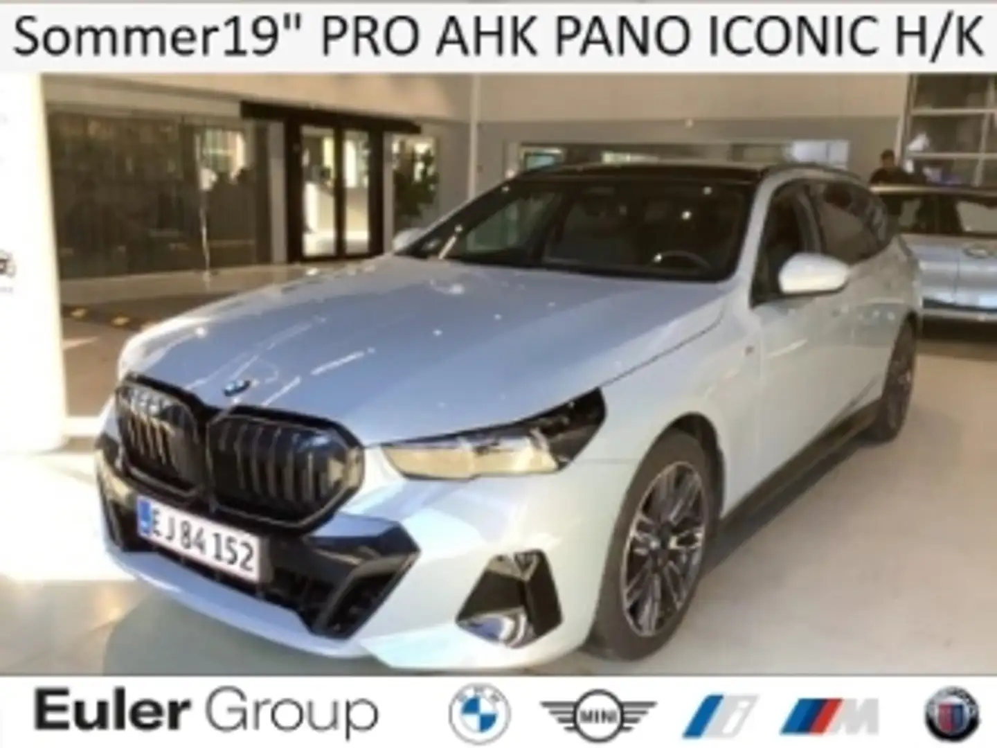 BMW 520 i M-Sport PRO Sommer19'' AHK PANO ICONIC H/K DA+ M Grau - 1