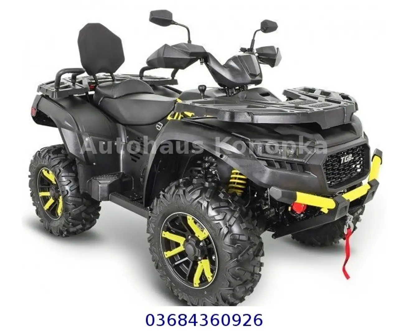 TGB Blade 560 Long EPS ABS Black  Yellow Zwart - 1