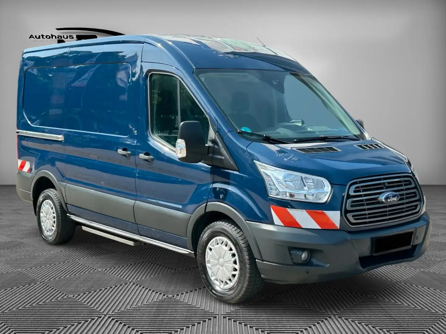 Ford Transit H2+L2 3.Stz Klima Tempomat AHK PDC 1.HA Blau - 1