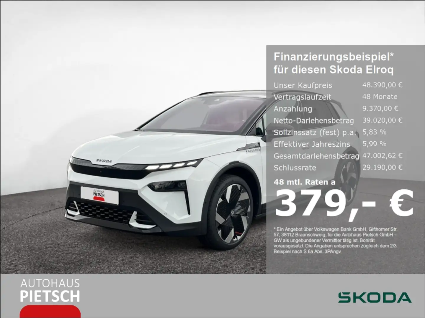 Skoda Elroq 85 First Edition 82 kWh 210 KW 1von2025 Weiß - 1