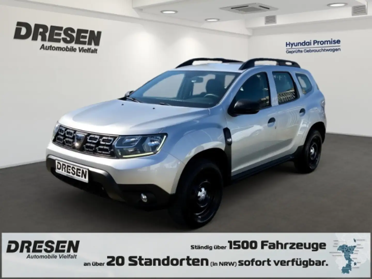 Dacia Duster II Essential 2WD Klima BT Lichtsensor AUX MP3 Temp Grau - 1
