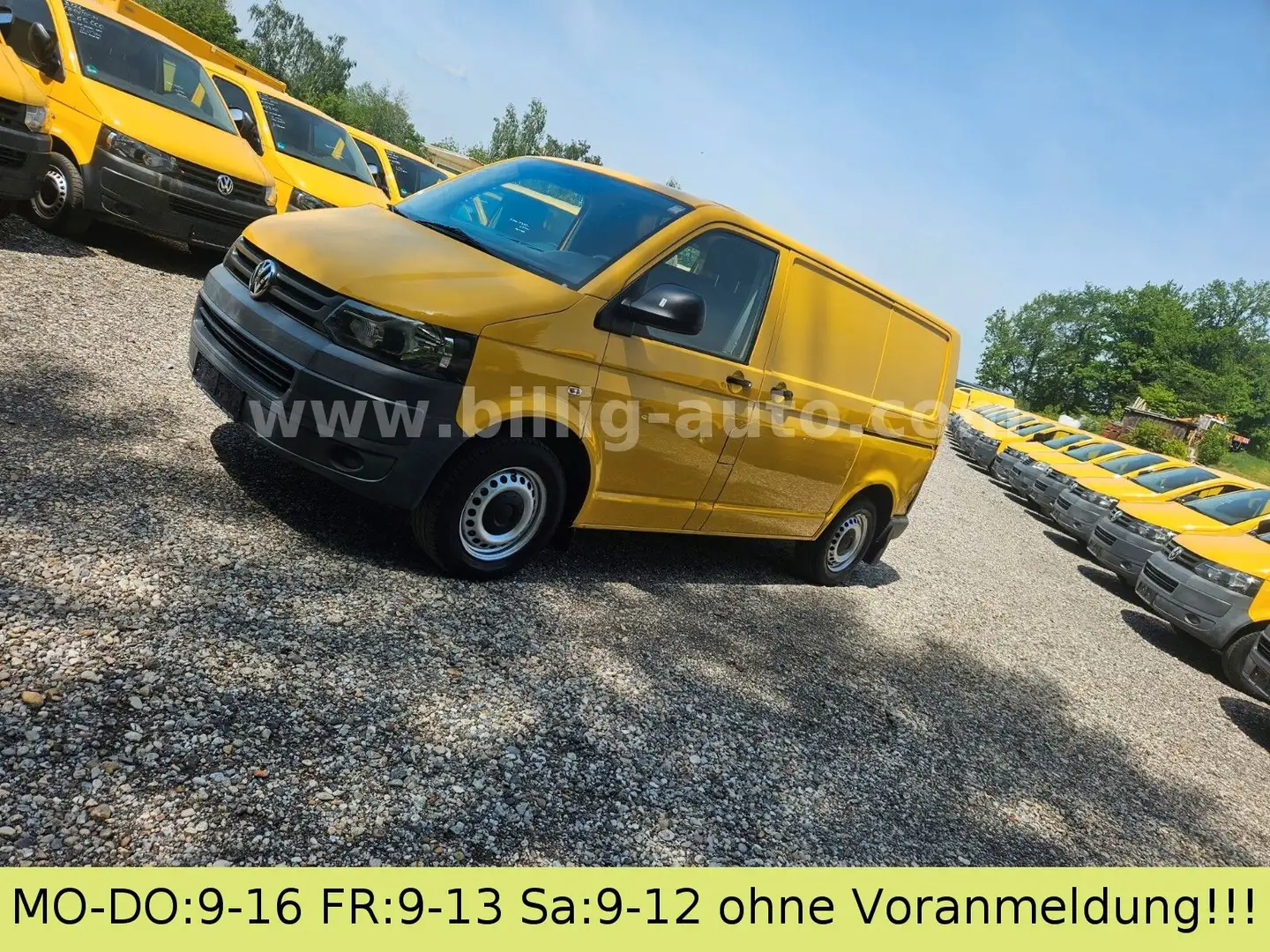 Volkswagen T5 Transporter 2.0TDI EU5*2xSchiebetüre*1.Hand* Jaune - 2