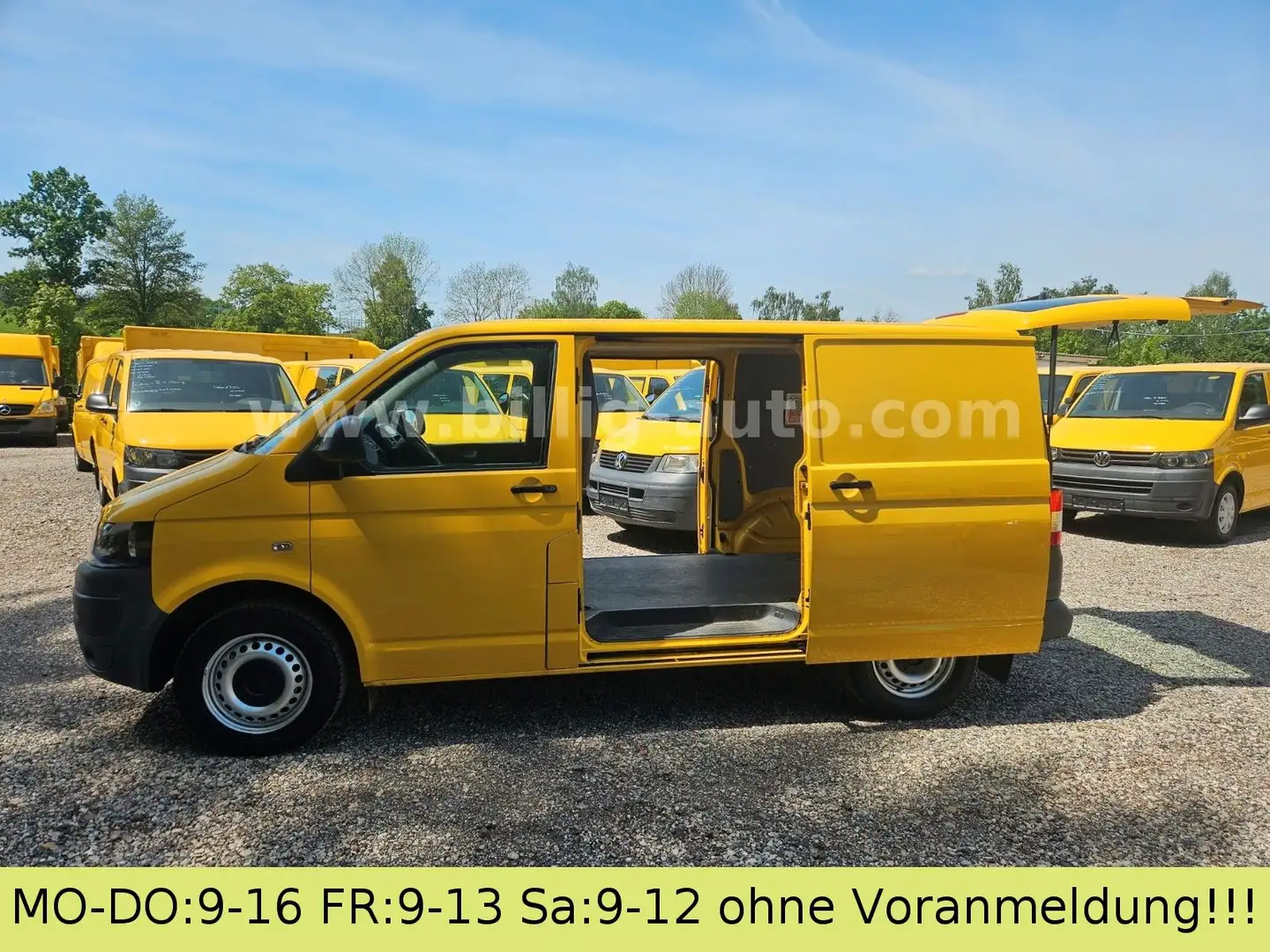 Volkswagen T5 Transporter 2.0TDI EU5*2xSchiebetüre*1.Hand* Jaune - 1