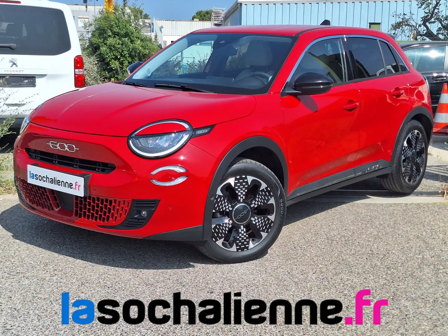 Fiat 600 1.2 Hybrid 100ch DCT6 La Prima Rouge - 1