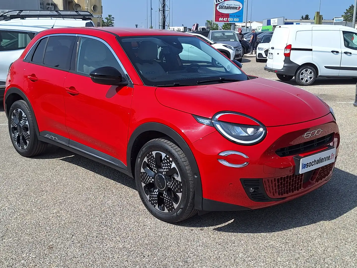 Fiat 600 1.2 Hybrid 100ch DCT6 La Prima Roşu - 2