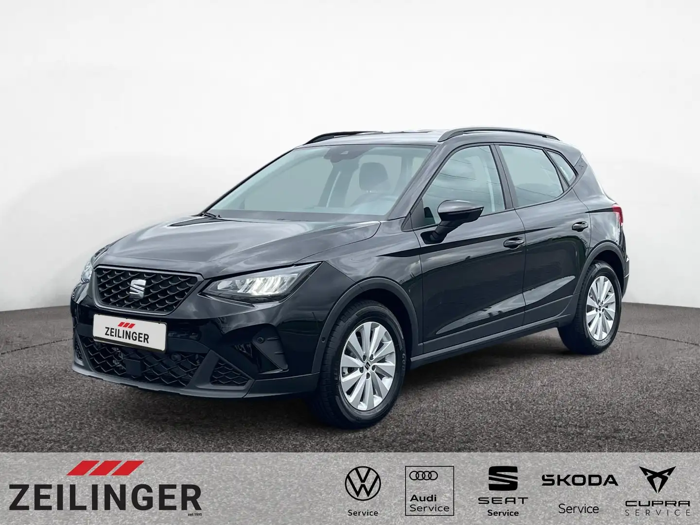 SEAT Arona Style 1.0 TSI DSG|AHK|NAVI|ACC|KAMERA| Schwarz - 1