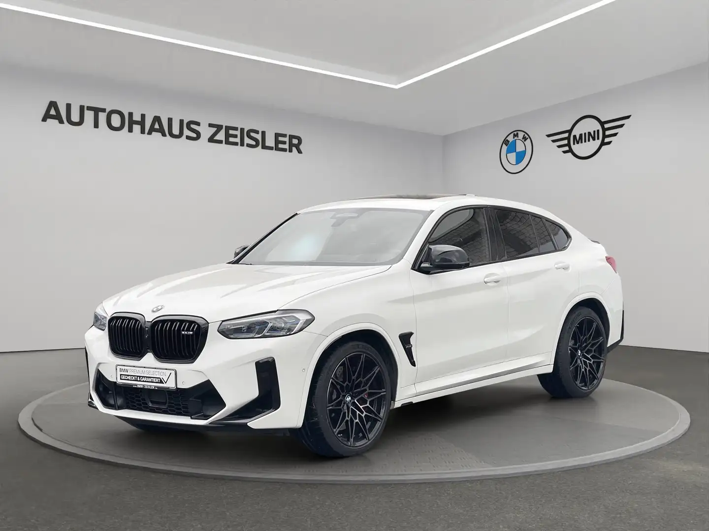 BMW X4 M Competition AHK PanoDach Leder Head-Up DAB Blanc - 1