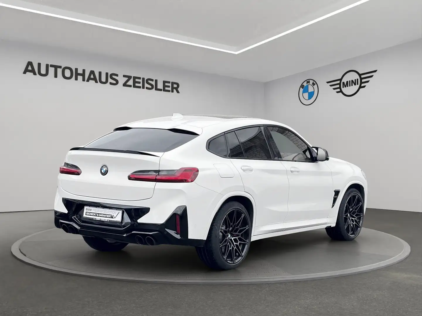BMW X4 M Competition AHK PanoDach Leder Head-Up DAB Blanc - 2