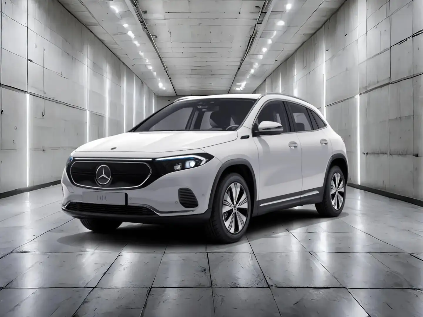 Mercedes-Benz EQA 250 PROGRESSIVE+AHK+DISTR.+KAM.+KEYL.GO+AMBI Weiß - 1