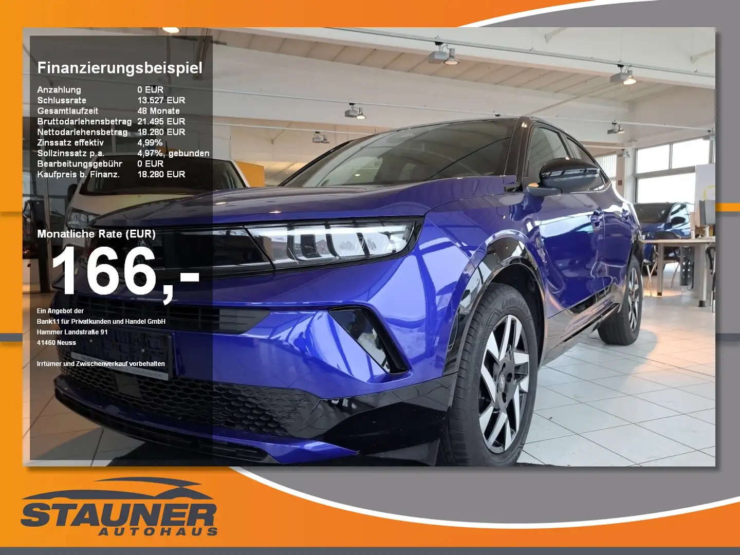 Opel Mokka 1.2 Turbo GS LED Kam. Facelift PDC Blau - 1