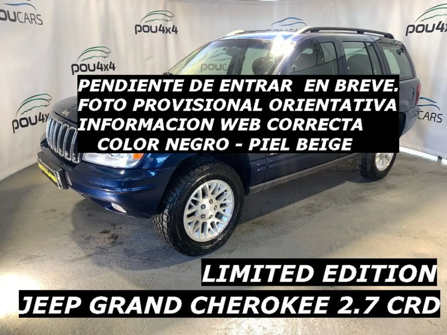 Jeep Grand Cherokee 2.7CRD Limited Zwart - 1
