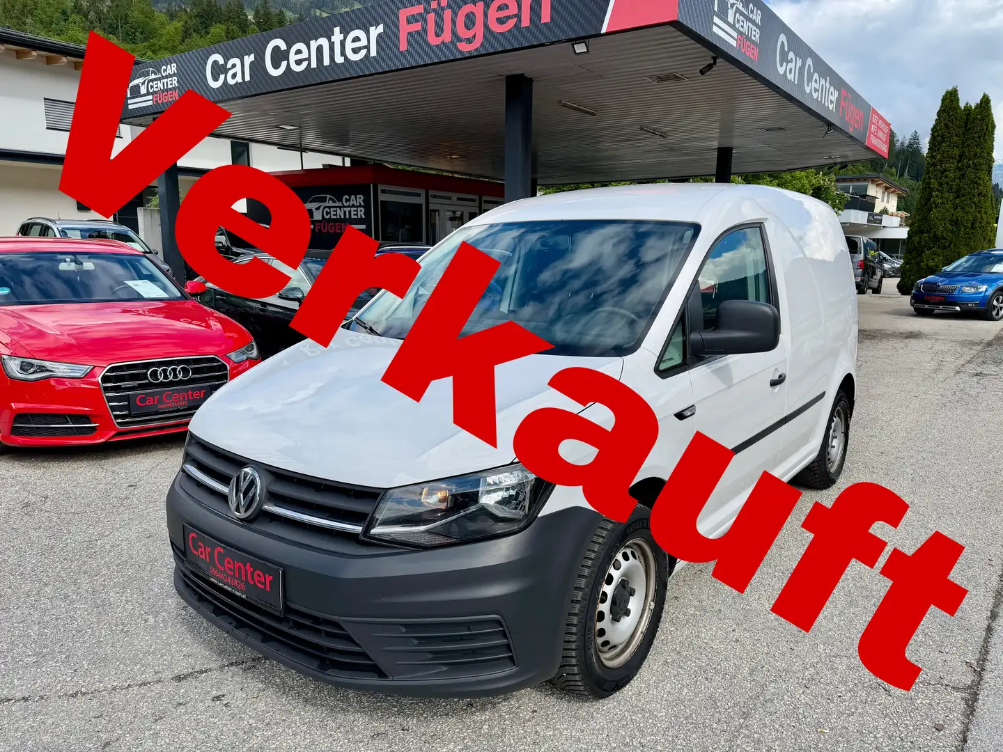 Volkswagen Caddy 2.0 TDI Kasten 1.Besitz. Mwst. ausweisbar!! Weiß - 1