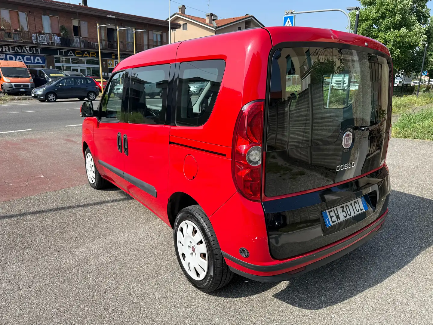 Fiat Doblo 1.4 16v Dynamic benzina gpl Rosso - 2