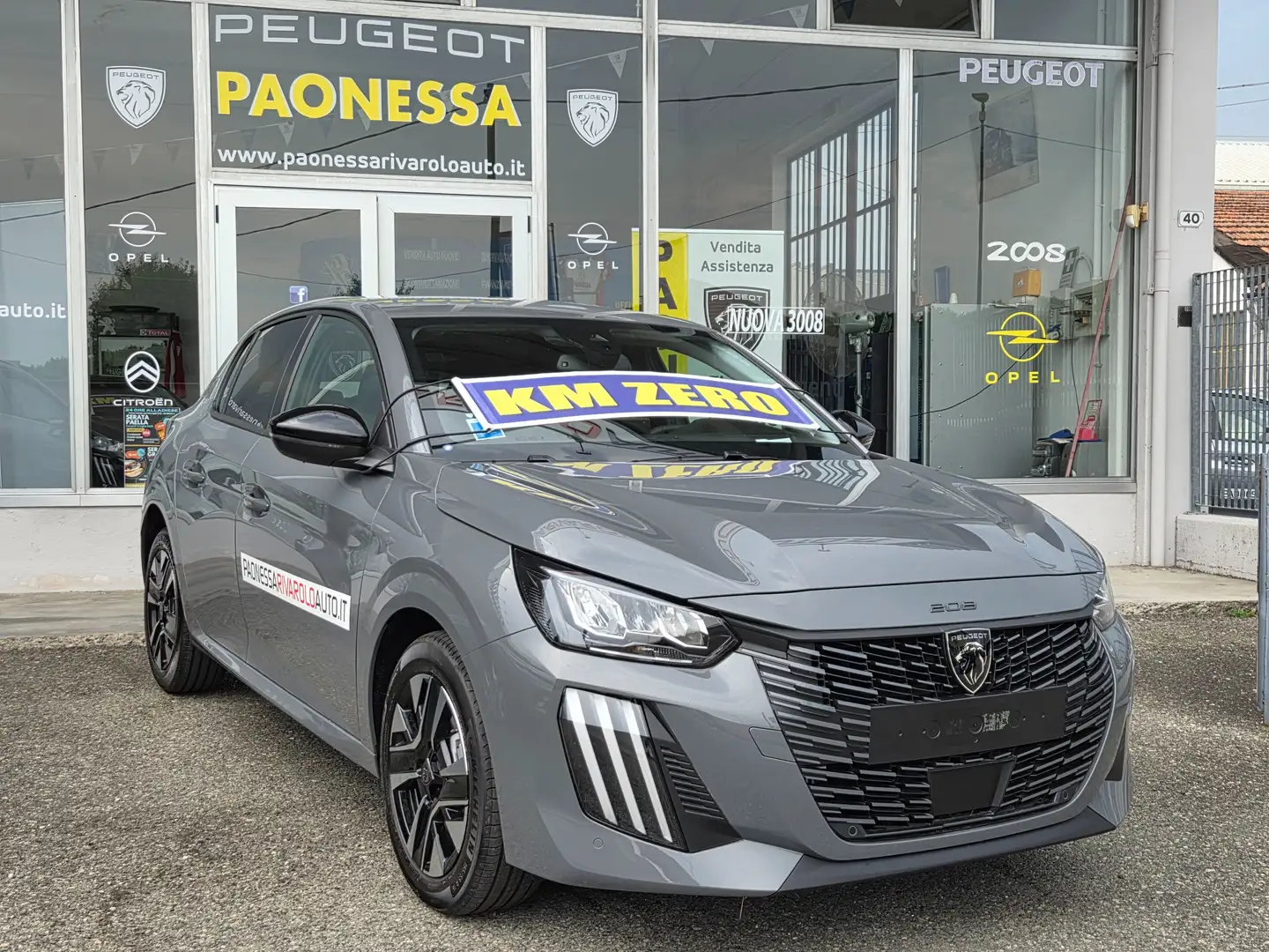 Peugeot 208 ALLURE HYBRID KM/0 NESSUN OBBLIGO FINANZIARIO !! Grigio - 1