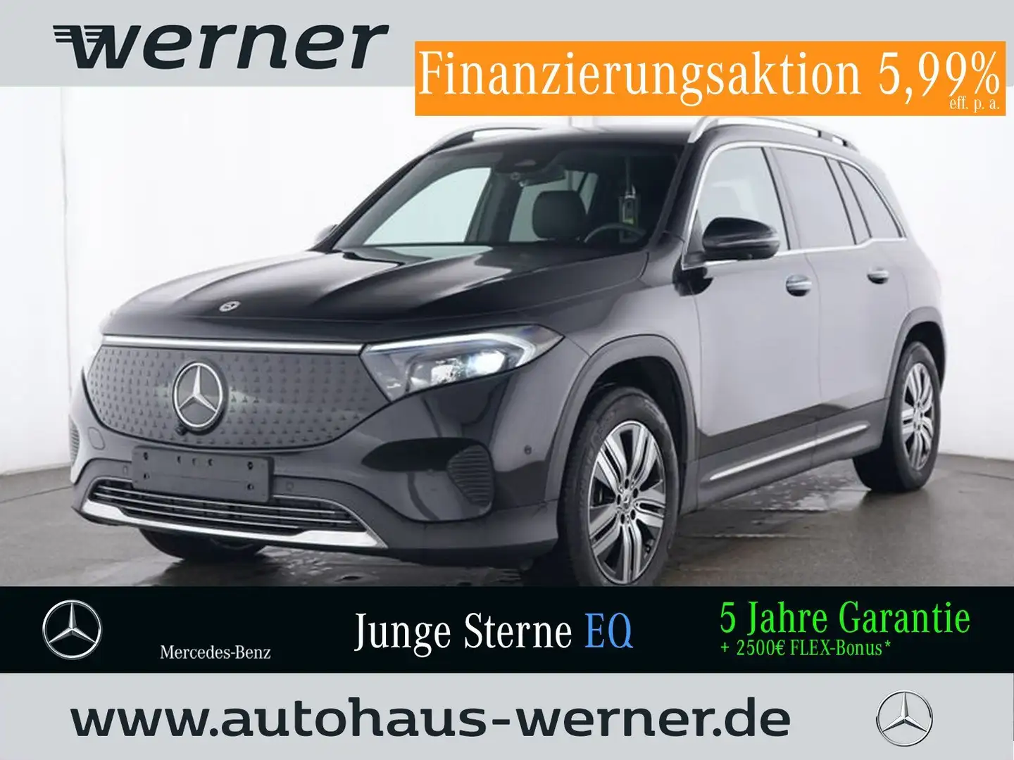 Mercedes-Benz EQB 300 4M PROG-ADV+ 360° KEYG SOUND WDGS WINTER Negru - 1