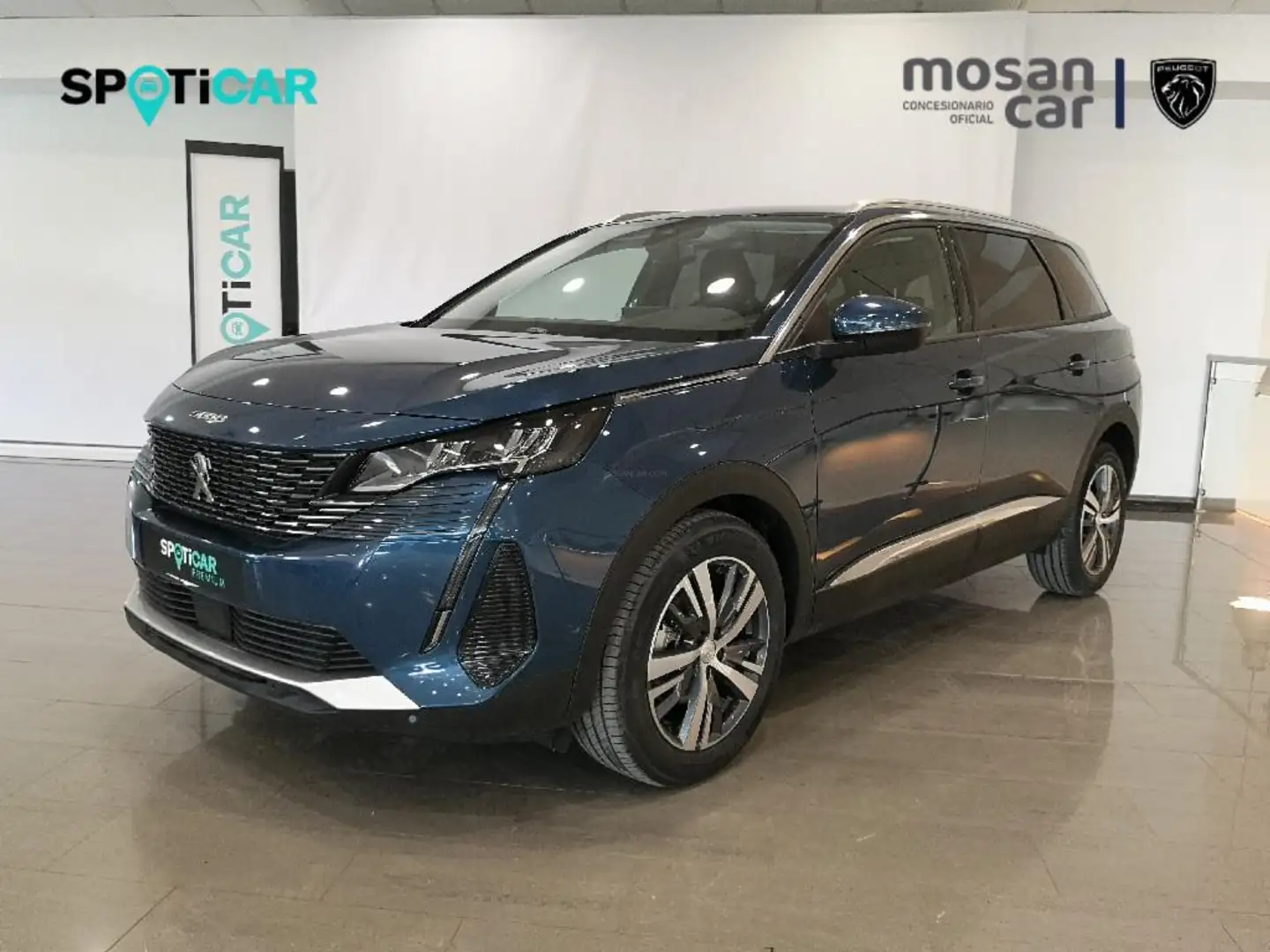 Peugeot 5008 1.5 BLUEHDI 130 EAT8 ALLURE PACK 7PL GPS LL18 RADA Azul - 1