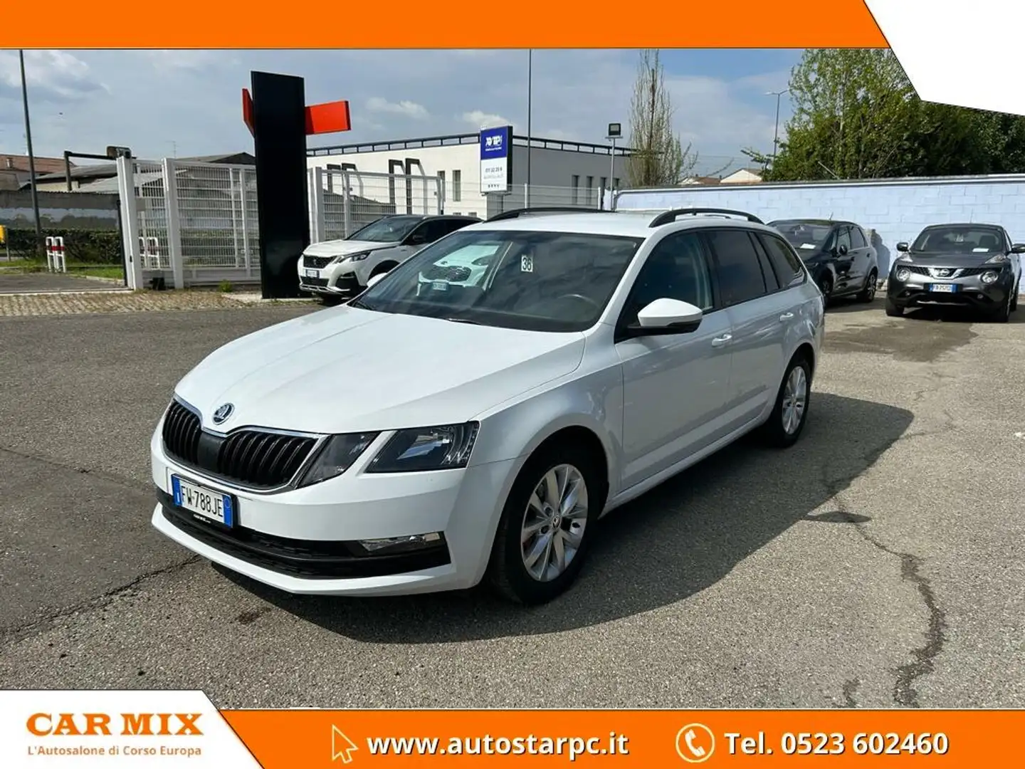 Skoda Octavia Octavia Wagon 1.6 tdi Executive 115cv dsg Bianco - 1
