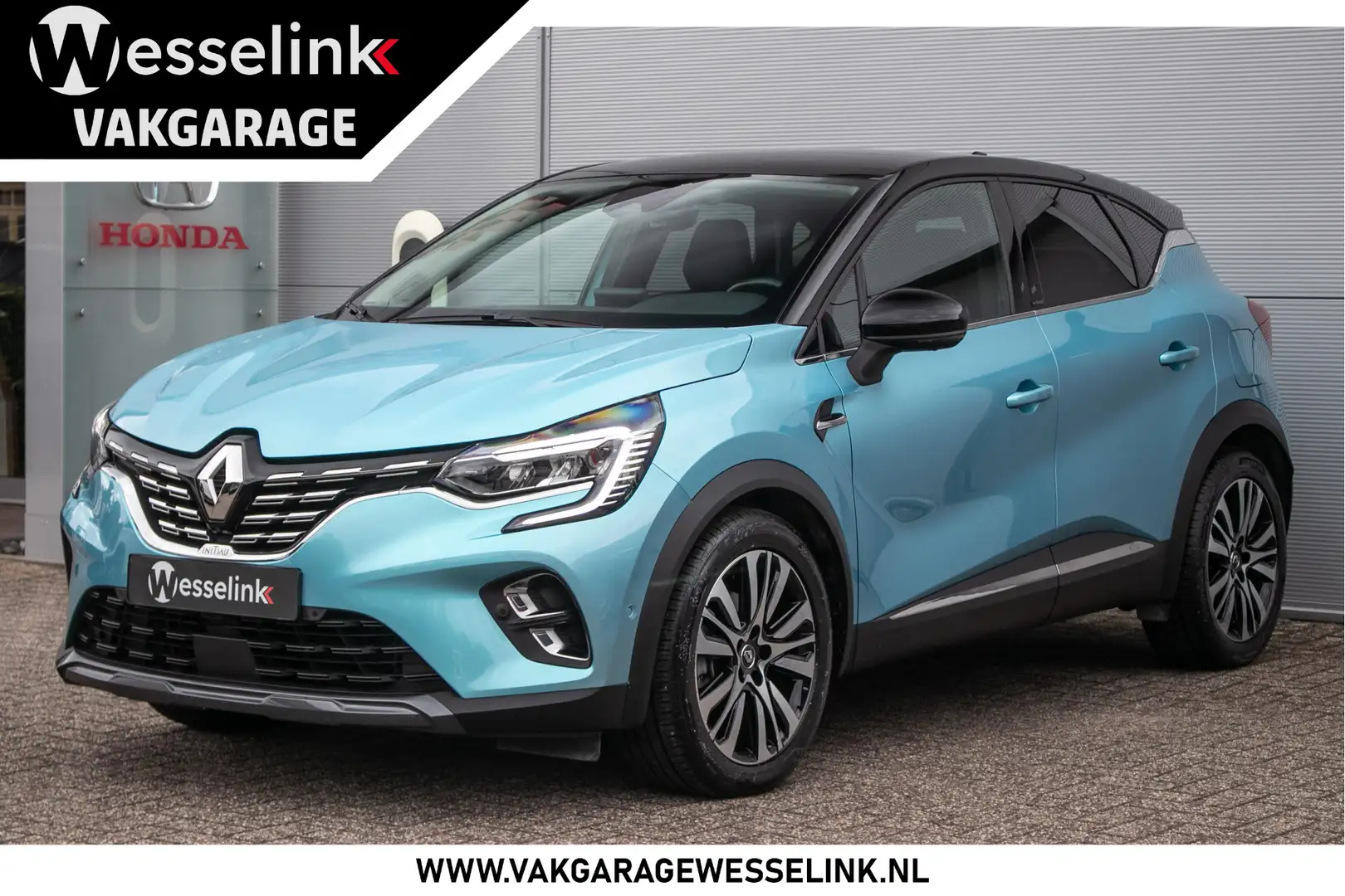 Renault Captur 1.6 E-Tech Plug-in Hybrid 160 Initiale Paris Leer Blauw - 1