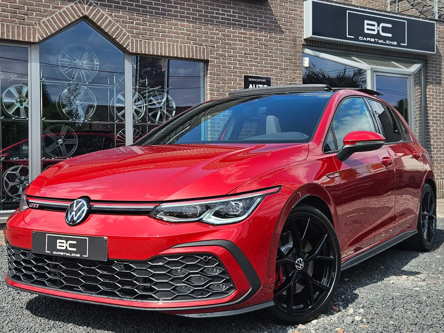 Volkswagen Golf GTI Pano, Harman/Kardon, 19", vamera, .... Rood - 1