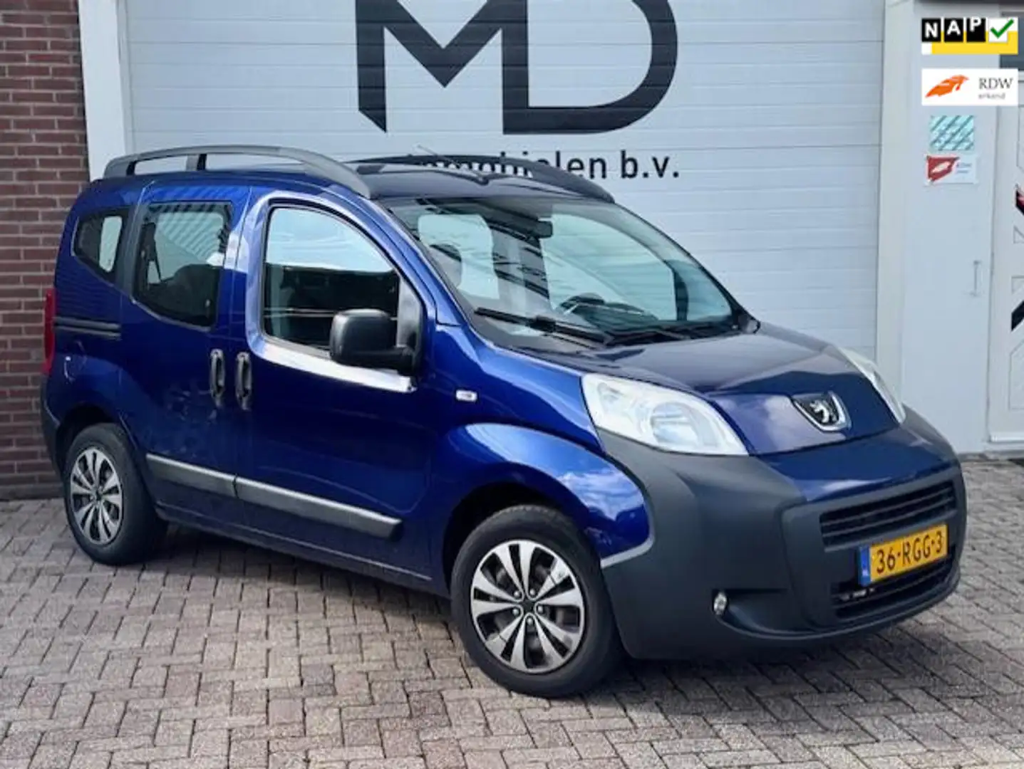 Peugeot Bipper Tepee 1.4i - Airco - Trekhaak - Camera Bleu - 1