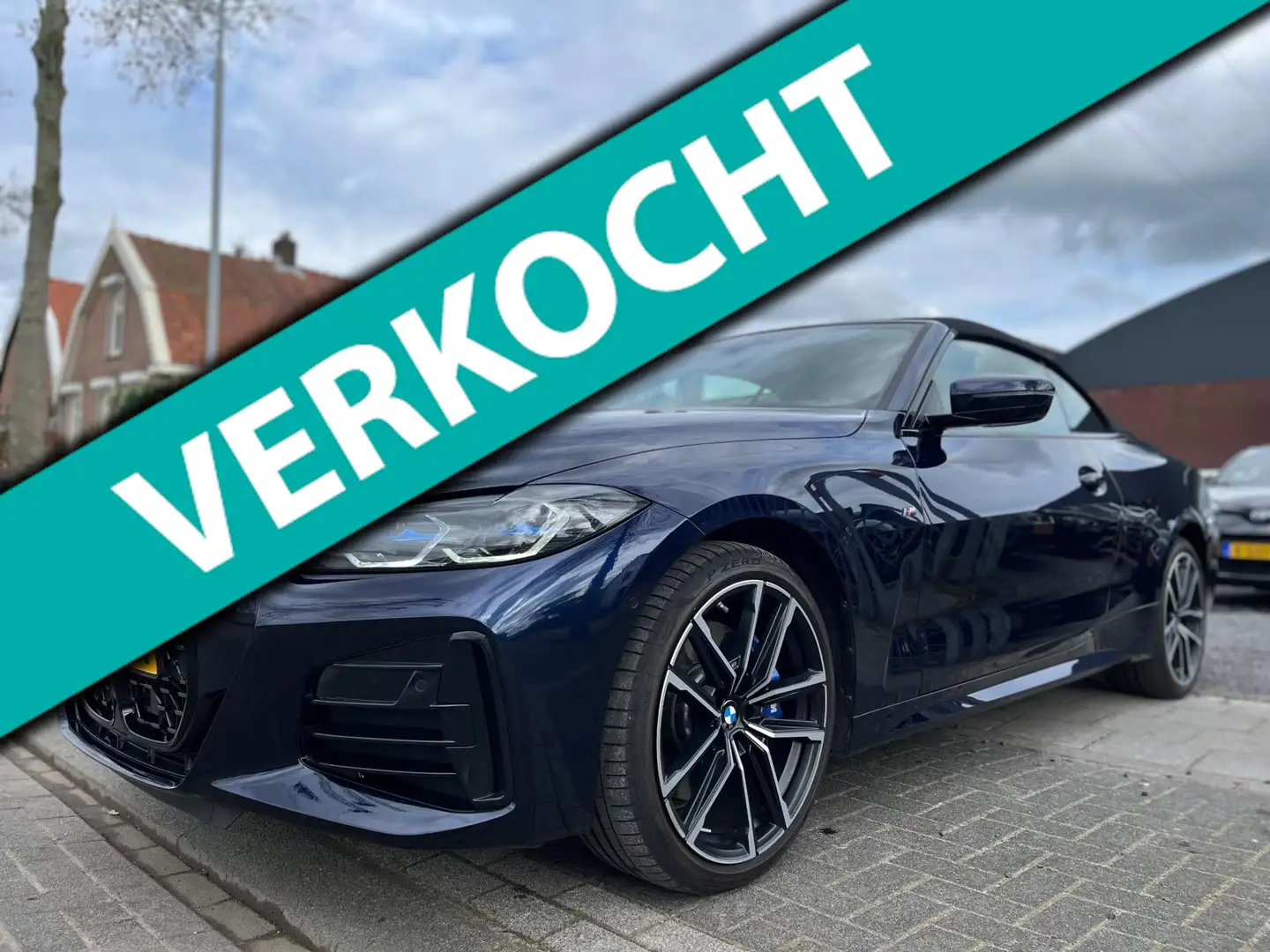 BMW 440 4-serie Cabrio M440i xDrive M-Sport | 374 PK | las Blauw - 1