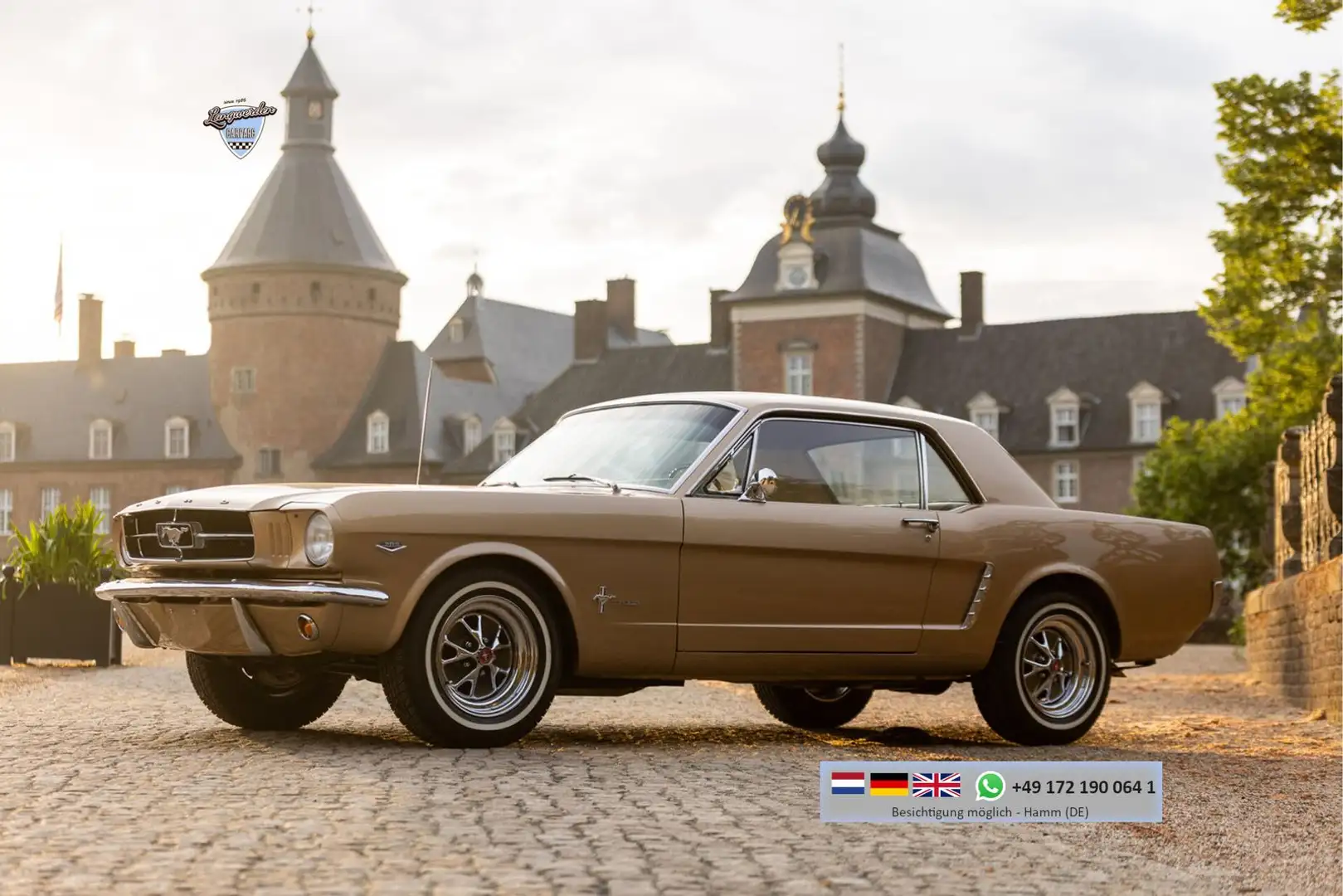 Ford Mustang USA Coupe K-Code ; 289ci HiPo! Fully res Beige - 2