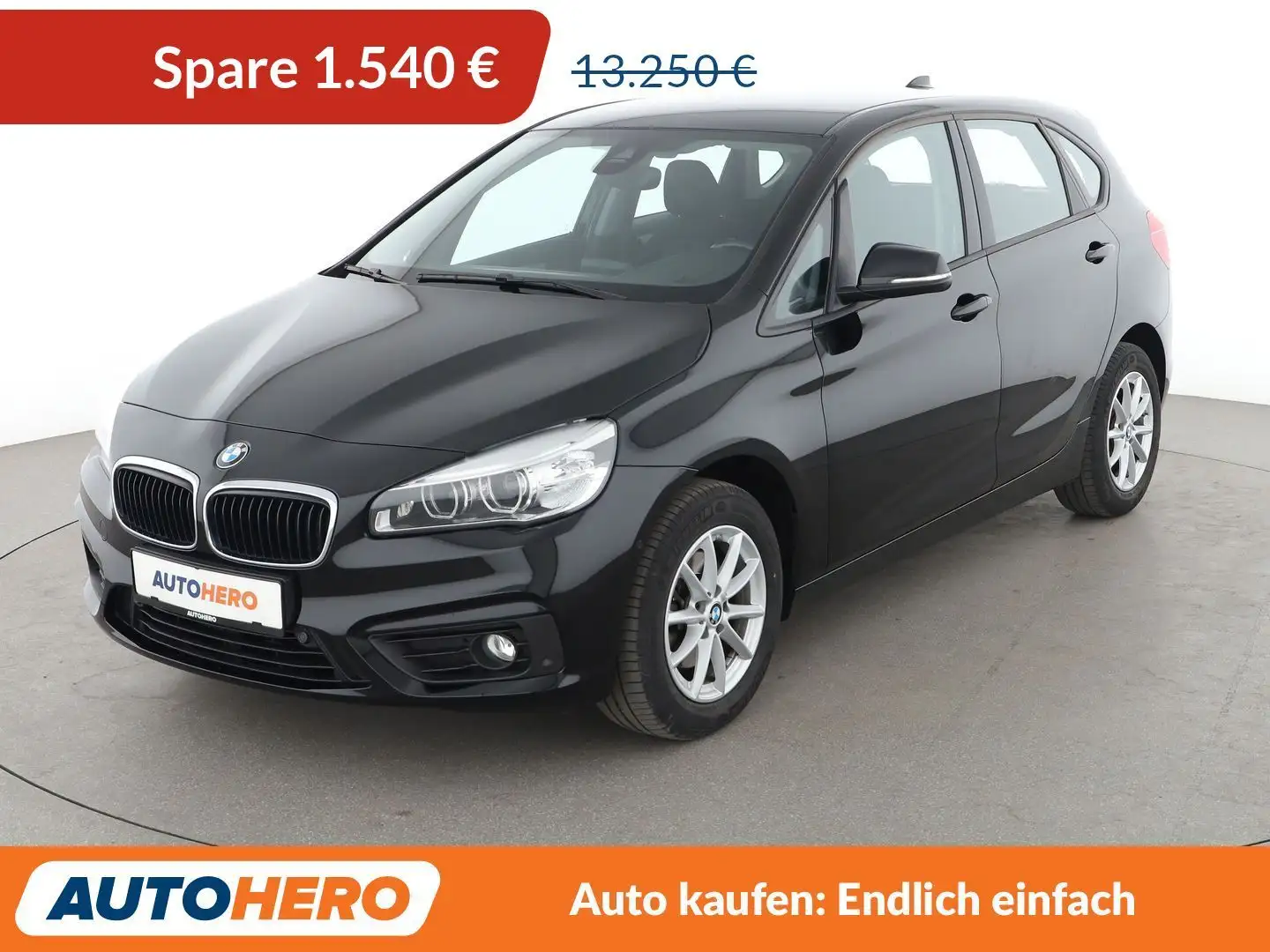 BMW 218 218i Active Tourer Advantage*NAVI*CAM*SHZ* Schwarz - 1