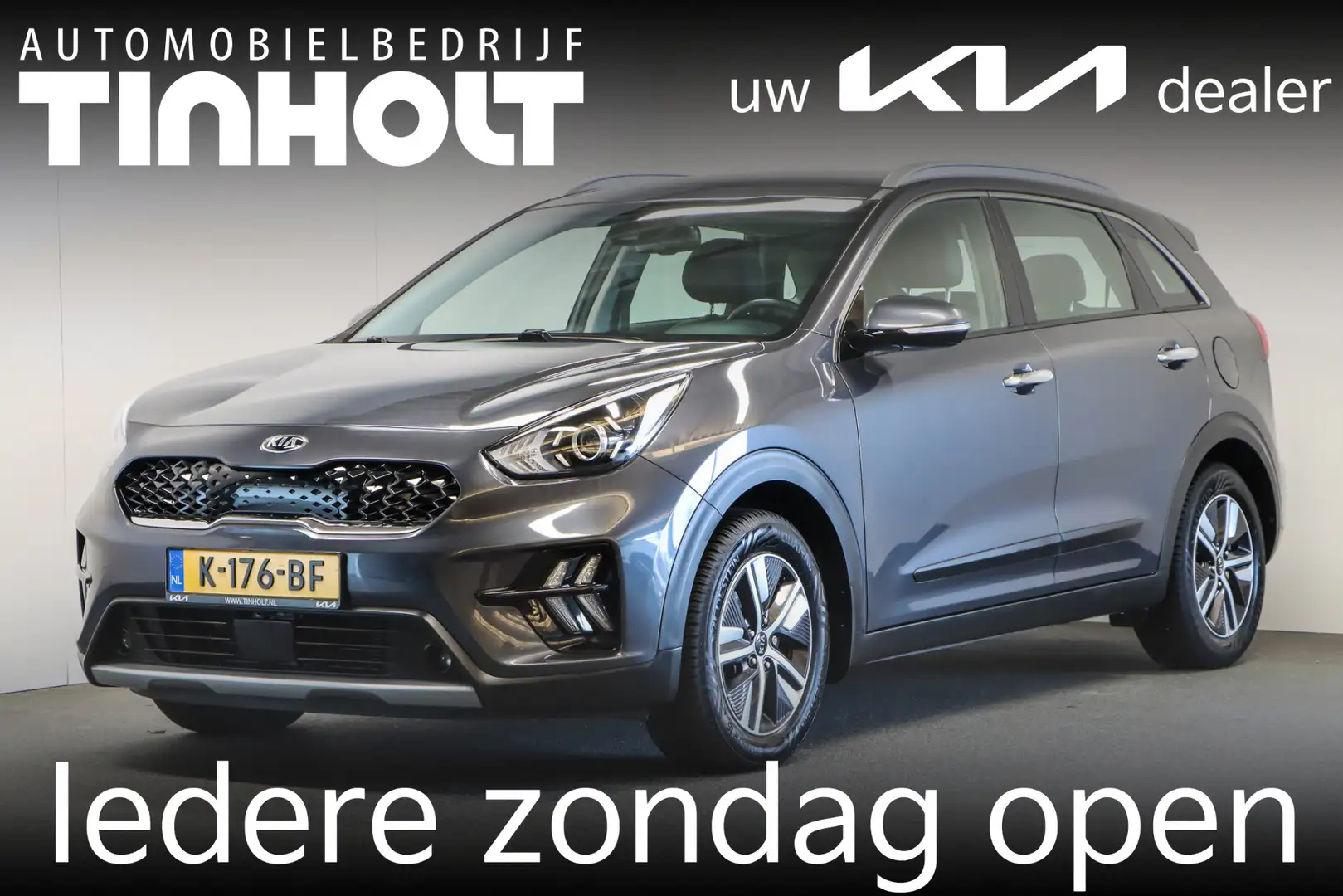 Kia Niro 1.6 GDi Hybrid DynamicLine Trekhaak Gris - 1