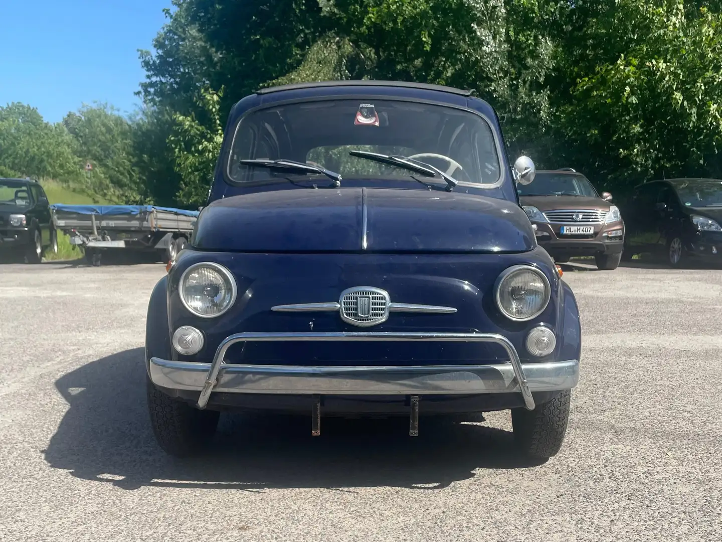 Oldtimer Fiat D mit orig. ital. Libretto Blau - 1