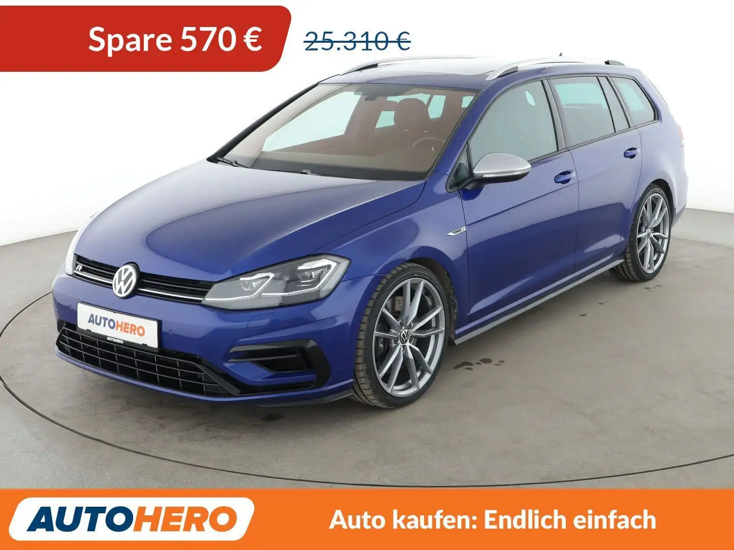 Volkswagen Golf GTI 2.0 TSI R BlueMotion 4Motion Aut.*NAVI*LED*ACC*PDC Bleu - 1