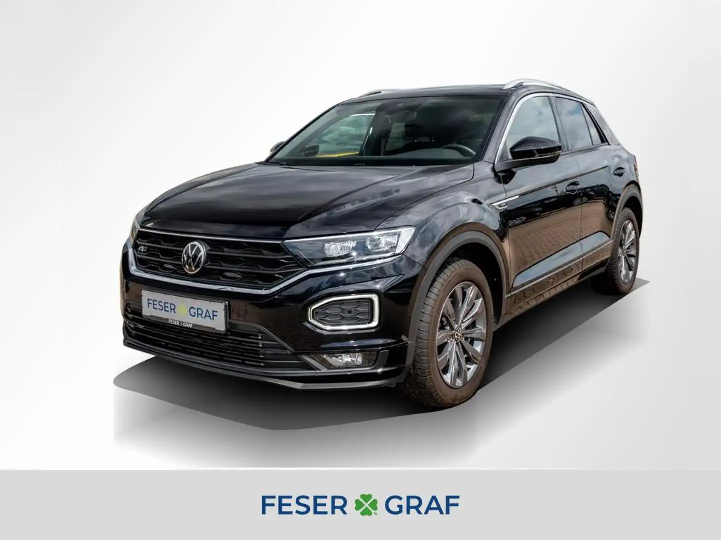 Volkswagen T-Roc 2.0 TDI 4M SPORT LED/PANO/AHK/R-LINE Schwarz - 1