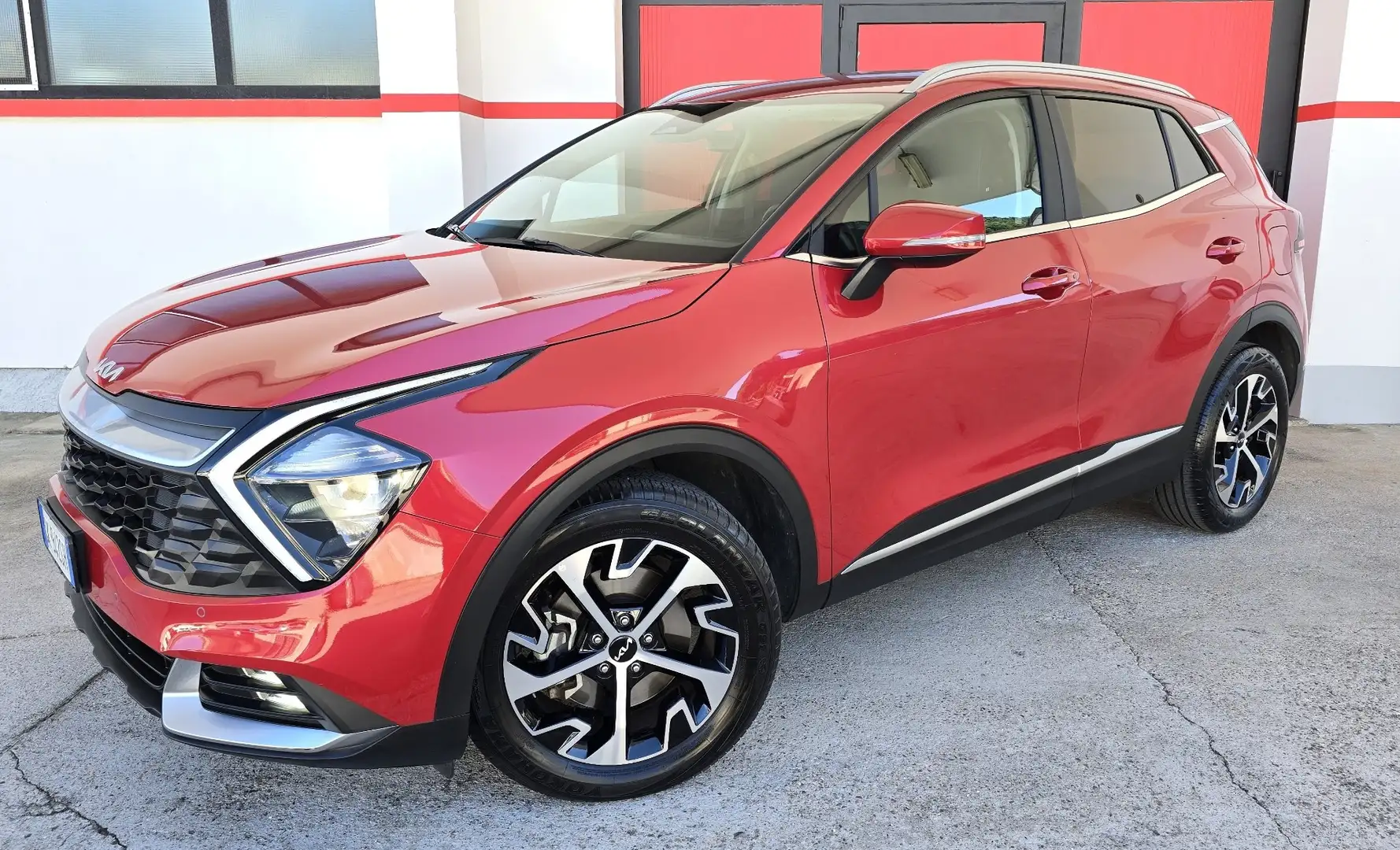 Kia Sportage 1.6 tgdi hev Style auto Rosso - 1