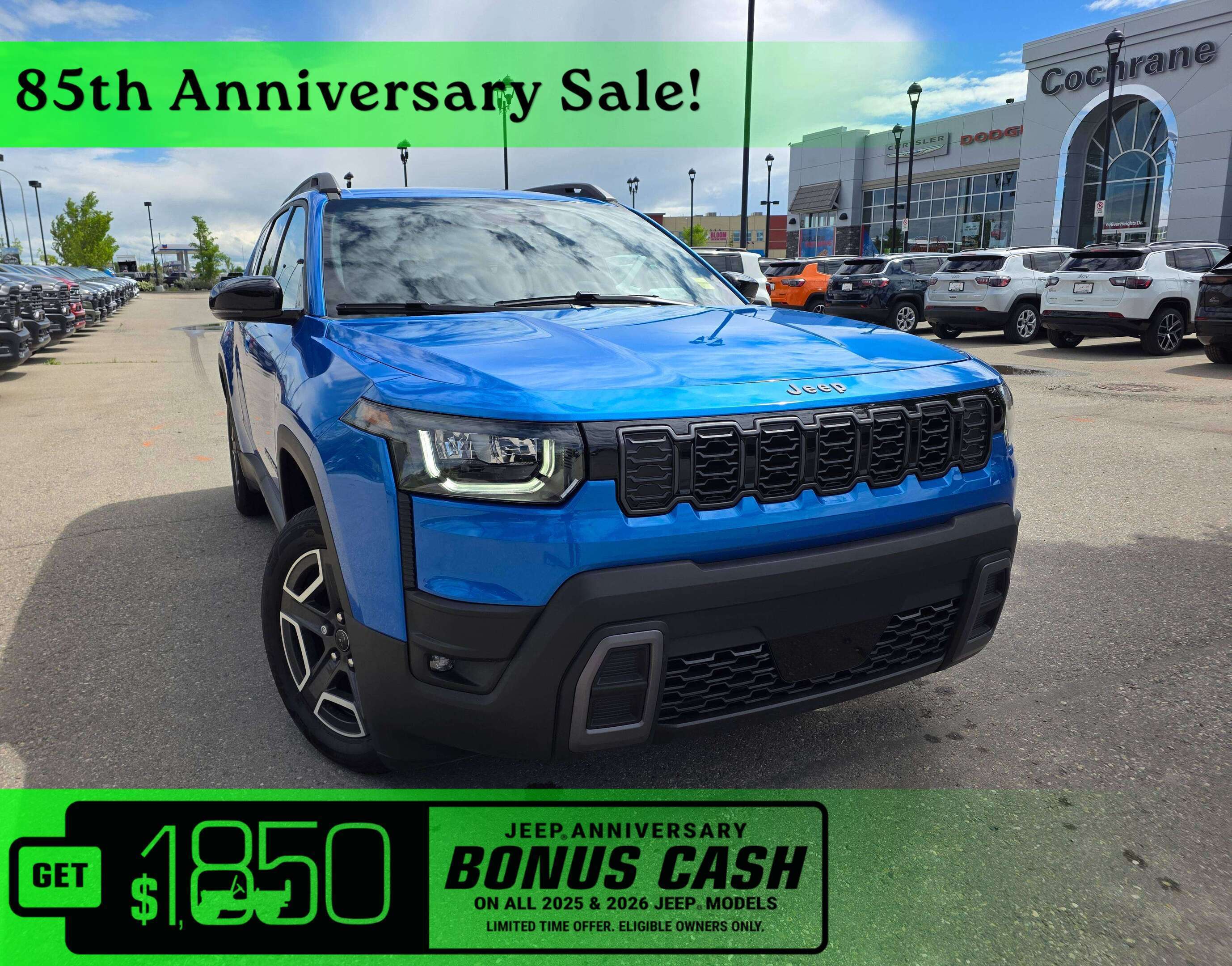 Blue 2026 Jeep Cherokee SUV / Crossover Four-Wheel Drive Automatic