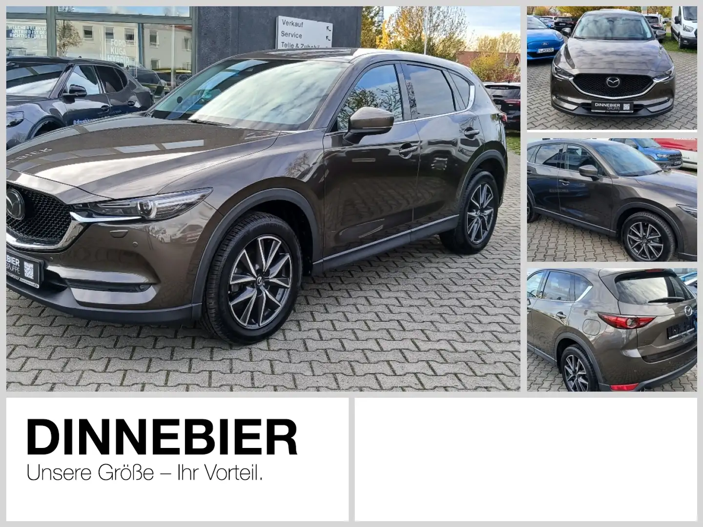 Mazda CX-5 Sports-Line AWD AHK+Matrix+Standheizung Gris - 1