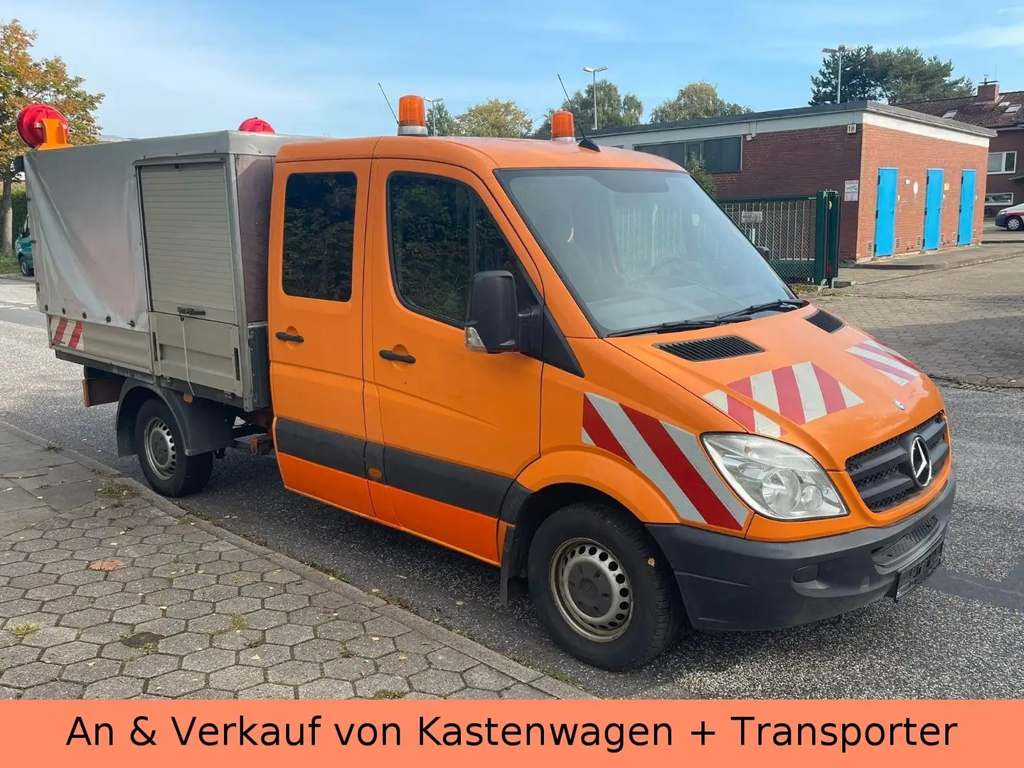 Mercedes-Benz Sprinter II Pritsche/DoKa 313 CDI- TÜV NEU - 19% Weiß - 2