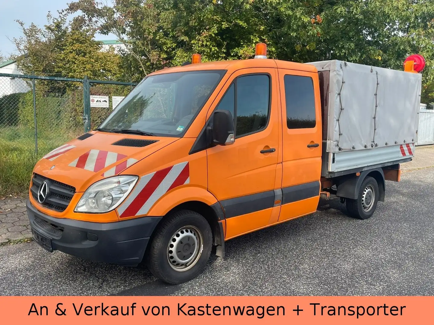Mercedes-Benz Sprinter II Pritsche/DoKa 313 CDI- TÜV NEU - 19% Weiß - 1