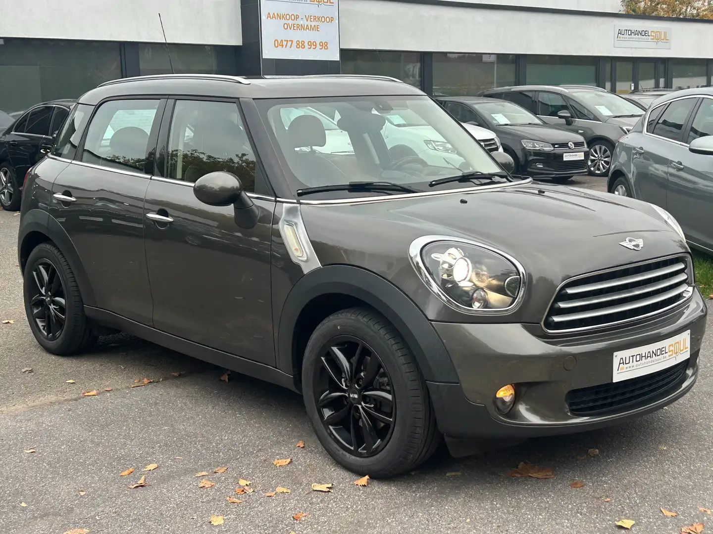 MINI Cooper D Countryman , 3/2013, 121.360km, Automaat, Airco, 12m Garantie Gris - 2
