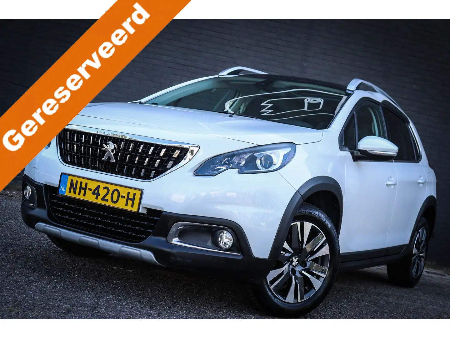 Peugeot 2008 1.2 PureTech Allure /Airco/Navi Alb - 1