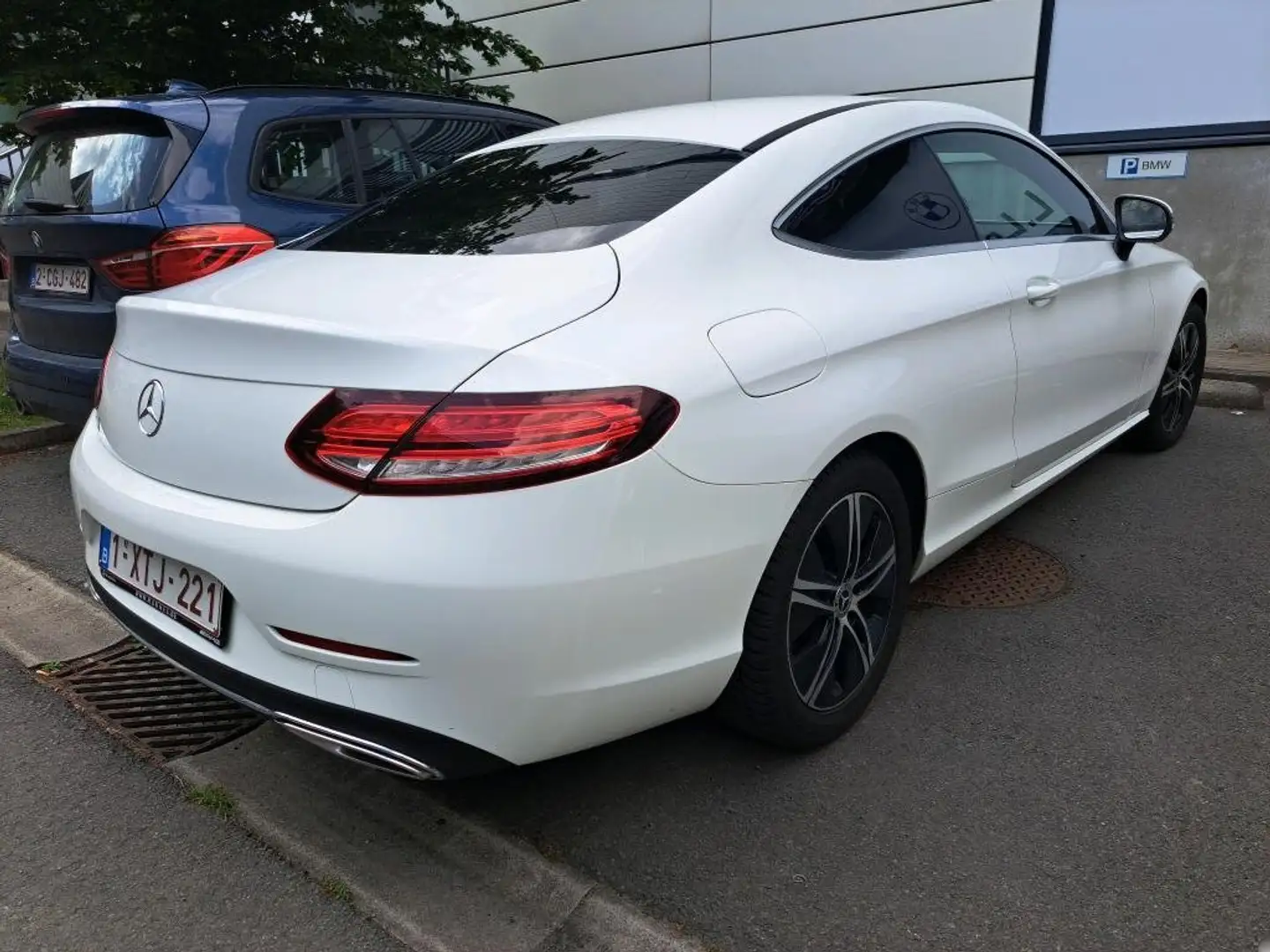 Mercedes-Benz C 180 Coupe Blanc - 2